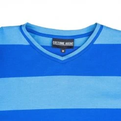 Costume Agent Blue And Detective Halloween Costume Blue Striped Shirt 10 Costume Agent Blue And Detective Halloween Costume Blue Striped Shirt