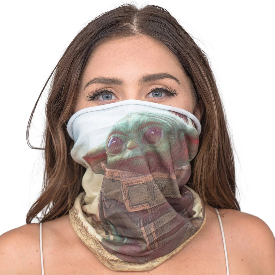Concept One Gaiters Star Wars The Mandalorian Baby Yoda Neck Gaiter 1 Concept One Gaiters Star Wars The Mandalorian Baby Yoda Neck Gaiter