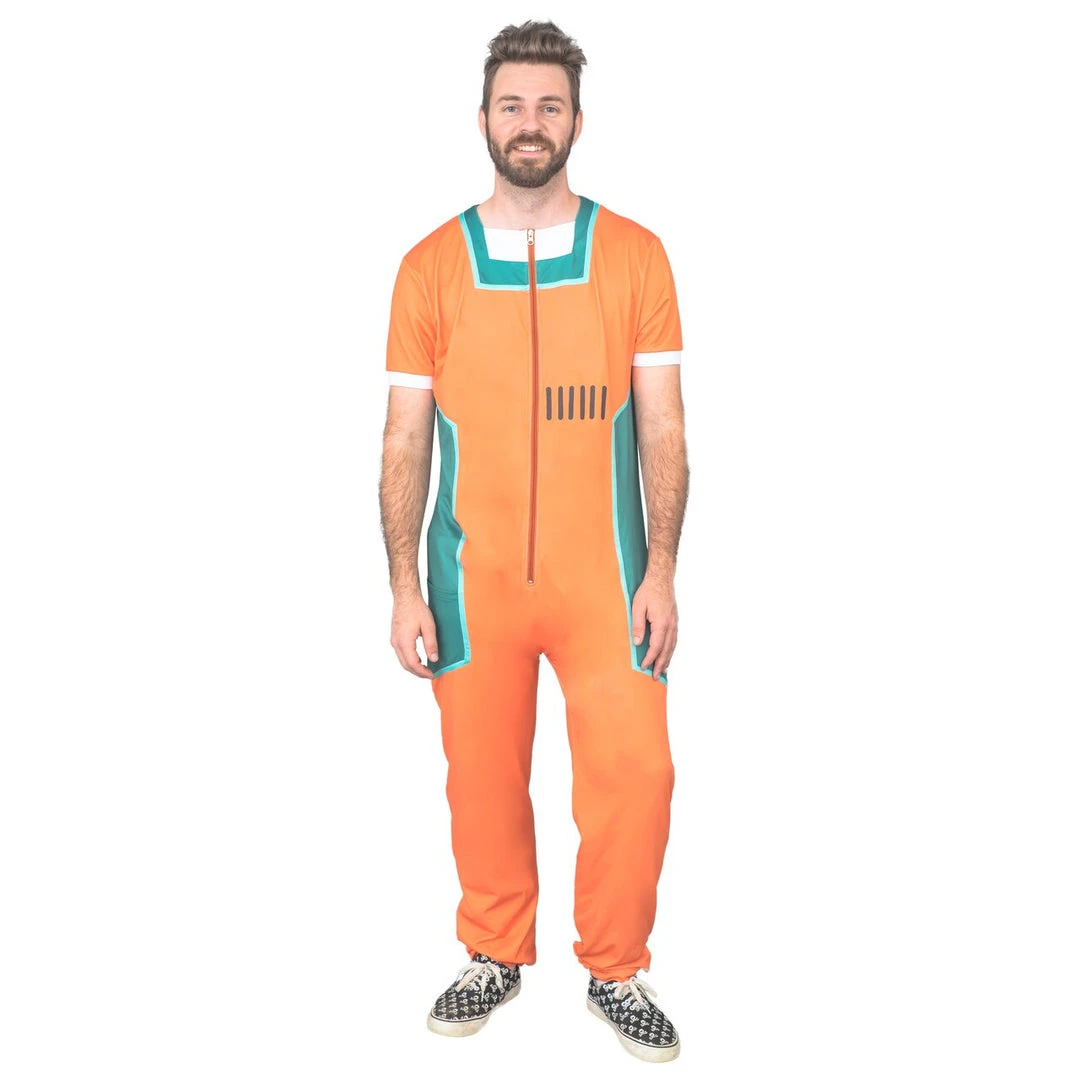 Costume Agent Animation Prison Rick Halloween Costume Zip Up Pajamas Jumpsuit 1 Costume Agent Animation Prison Rick Halloween Costume Zip Up Pajamas Jumpsuit