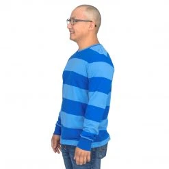 Costume Agent Blue And Detective Halloween Costume Blue Striped Shirt 12 Costume Agent Blue And Detective Halloween Costume Blue Striped Shirt
