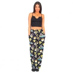 TVStoreOnline NEW ARRIVALS Star Wars The Mandalorian Baby Yoda Pajamas Black Lounge Pants