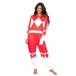 Costume Agent NEW ARRIVALS Power Rangers Costume Halloween Pajamas Jumpsuit
