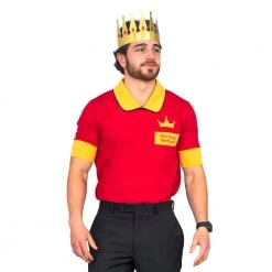 Costume Agent His Royal Beefiness King Halloween Costume T-shirt And Crown Cosplay NEW ARRIVALS