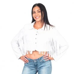 TVStoreOnline NEW ARRIVALS Sloane Halloween Costume White Jacket Western Outfit Ferris Cosplay