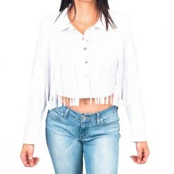 TVStoreOnline NEW ARRIVALS Sloane Halloween Costume White Jacket Western Outfit Ferris Cosplay