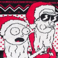 Ripple Junction Rick & Morty Son Of A B Holiday Sweater Animation