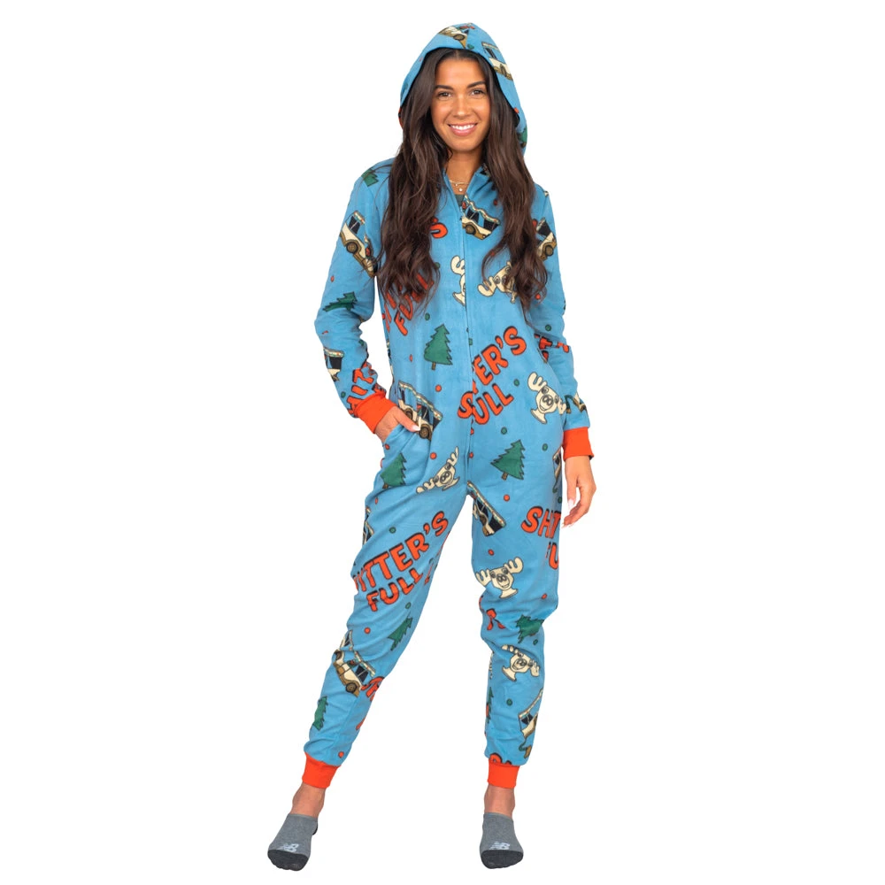 Costume Agent Christmas Vacation Shitters Full Pajama Jumpsuit 1 Costume Agent Christmas Vacation Shitters Full Pajama Jumpsuit