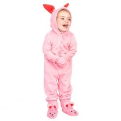 Costume Agent A Christmas Story Pink Bunny Pajamas Christmas Jumpsuit Halloween Costume