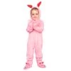 Costume Agent A Christmas Story Pink Bunny Pajamas Christmas Jumpsuit Halloween Costume