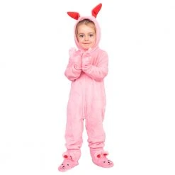 Costume Agent A Christmas Story Pink Bunny Pajamas Christmas Jumpsuit Halloween Costume