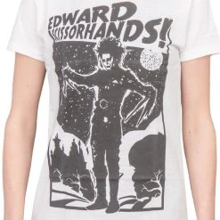 Ripple Junction Edward Scissorhands Retro Poster Juniors Tee Shirts / Tops