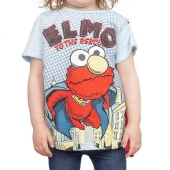 Mighty Fine Shirts / Tops Elmo To The Rescue T-Shirt With Cape