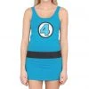 Signorelli Fantastic Four 4 Invisible Woman Costume Tunic Tank Dress