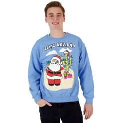 Life Clothing Feliz Navidad Ugly Sweatshirt Sweaters & Sweatshirts
