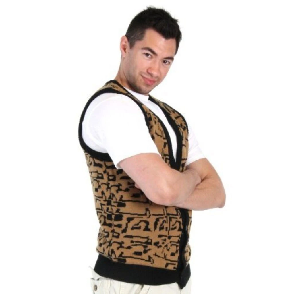 Costume Agent Ferris Bueller's Day Off Sweater Vest 1 Costume Agent Ferris Bueller's Day Off Sweater Vest