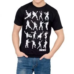 Mad Engine Fortnite Dance Dance Adult Black T-shirt