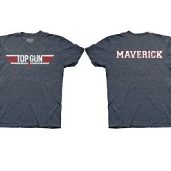Ripple Junction Top Gun Logo And Maverick Name T-Shirt Shirts / Tops