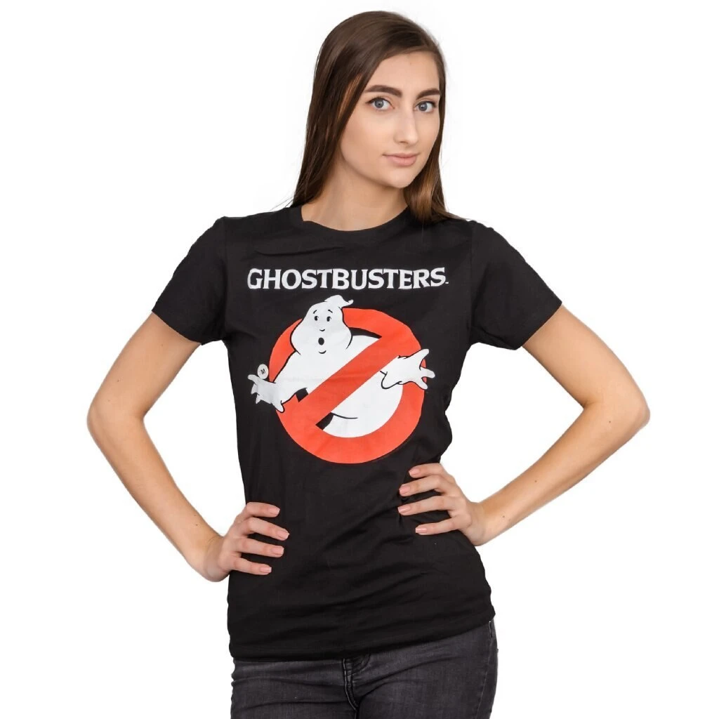 Mad Engine Ghostbusters Vintage Logo Junior's Tee Shirts / Tops 3 Mad Engine Ghostbusters Vintage Logo Junior's Tee Shirts / Tops