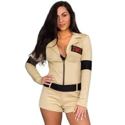 Vendor-unknown Ghostbusters Womens Sexy Costume With 4 Interchangeable Name Patches MOVIES