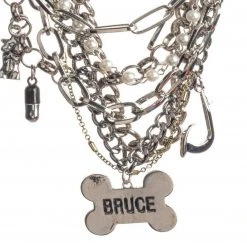 Bioworld Harley Quinn Birds Of Prey Bruce Choker Charm Necklace