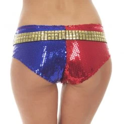 Underboss Harley Quinn DELUXE Sequins Panty Underwear