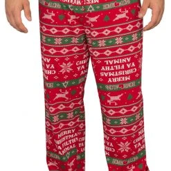 Briefly Stated Pajamas / Underwear Home Alone Merry Christmas Ya Filthy Animal Lounge Pants