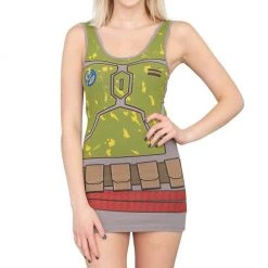 Mighty Fine Tank Tops I Am Boba Fett Costume Tank Top Shirt