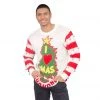 Costume Agent Sweaters & Sweatshirts I Love Xmas Light Up And Bells Christmas Sweater