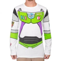 Mad Engine I Am Buzz Lightyear Adult Long Sleeve Costume T-Shirt