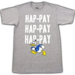 Changes/club Red Duck Dynasty Donald Duck Hap-Pay T-Shirt Shirts / Tops