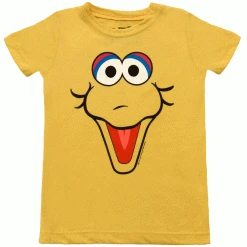 Mighty Fine Sesame Street Big Bird Face T-shirt Shirts / Tops