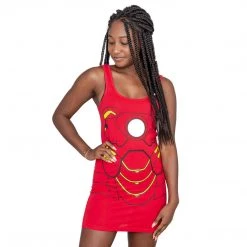 Signorelli Dresses / Leggings Iron Man Costume Tunic Tank Dress 6 Signorelli Dresses / Leggings Iron Man Costume Tunic Tank Dress