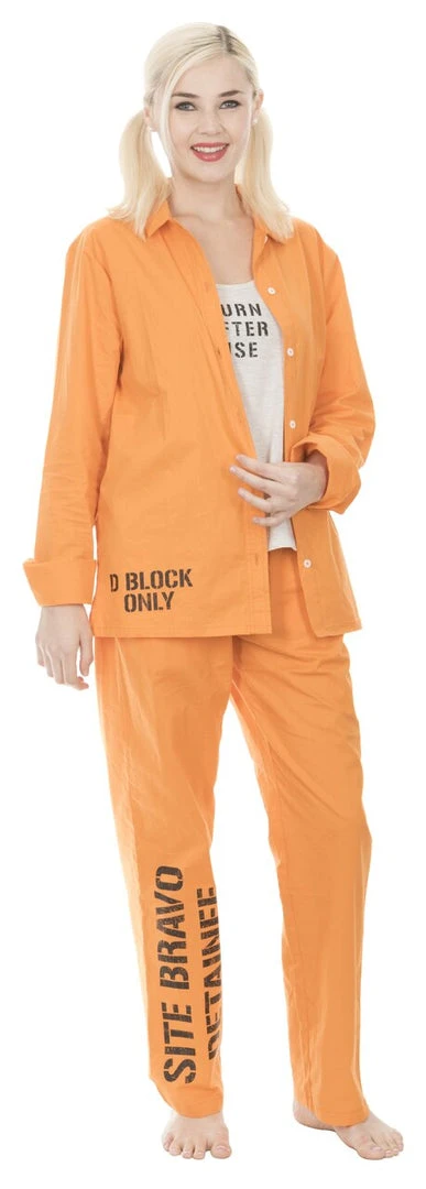 Underboss MOVIES Harley Quinn Detainee Costume Set 2 Underboss MOVIES Harley Quinn Detainee Costume Set