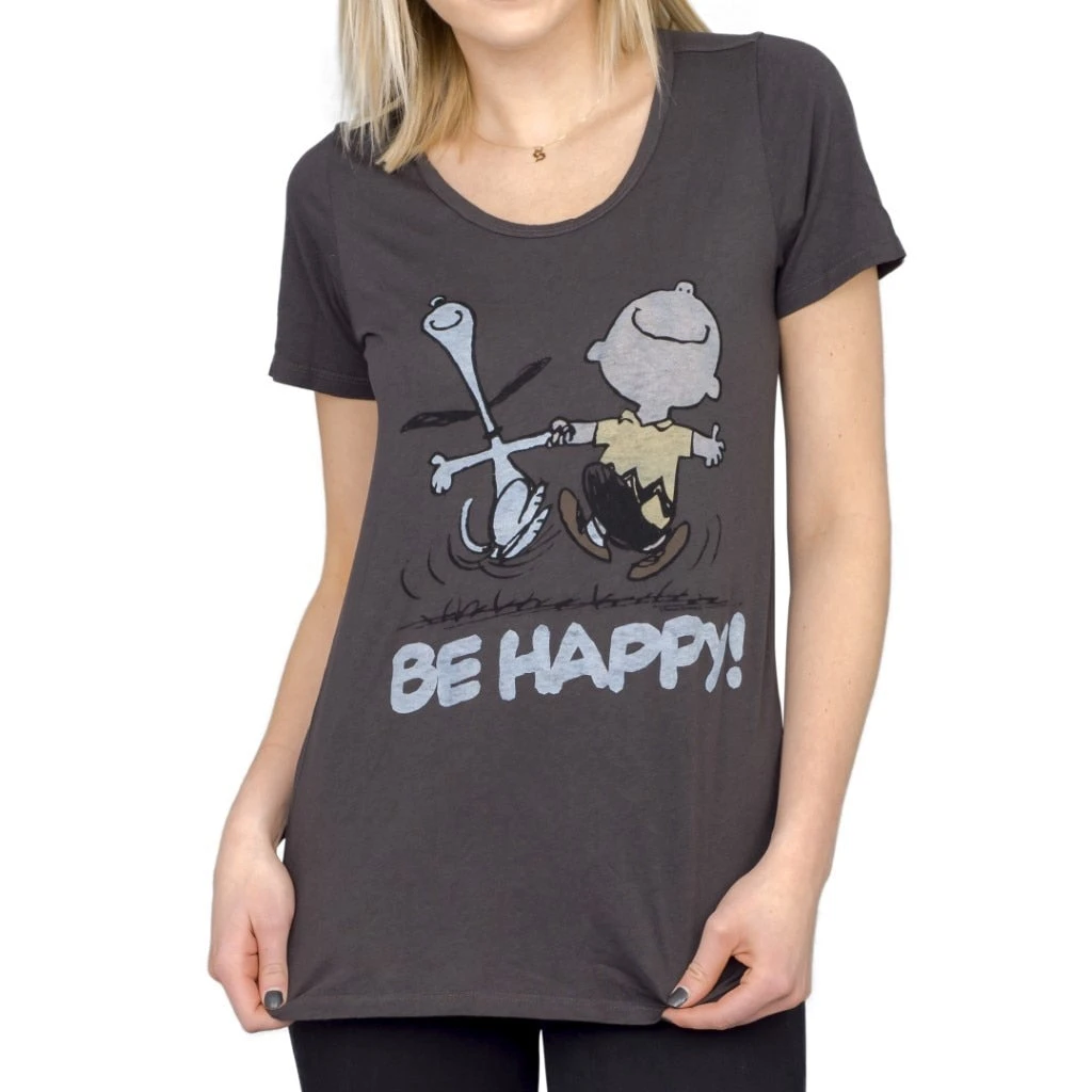 Junk Food Peanuts Be Happy T-Shirt Shirts / Tops 1 Junk Food Peanuts Be Happy T-Shirt Shirts / Tops