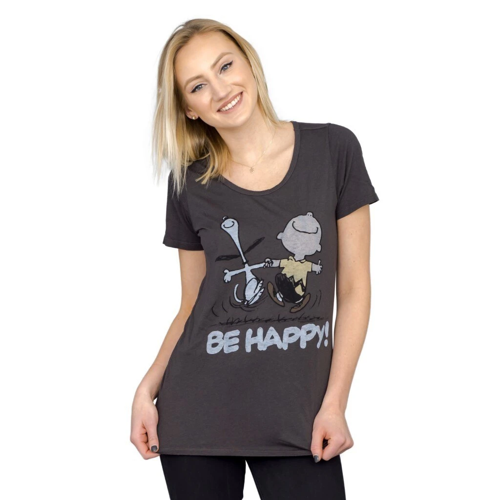 Junk Food Peanuts Be Happy T-Shirt Shirts / Tops 2 Junk Food Peanuts Be Happy T-Shirt Shirts / Tops