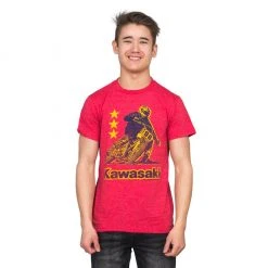 Costume Agent Shirts / Tops Step Brothers Kawasaki Motorcycle Heather Red T-shirt