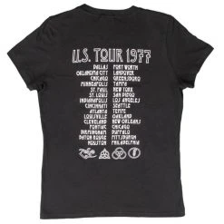 Art Box Women's Shirts Led Zeppelin 1977 American Tour Juniors T-shirt