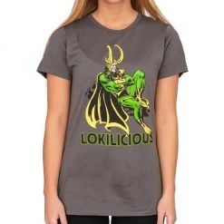 Mighty Fine Shirts / Tops Loki Kawaii Lokilicious T-Shirt