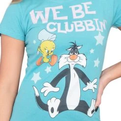 Fifth Sun Looney Tunes We Be Clubbin' Sylvester And Tweety T-Shirt Shirts / Tops