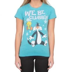 Fifth Sun Looney Tunes We Be Clubbin' Sylvester And Tweety T-Shirt Shirts / Tops