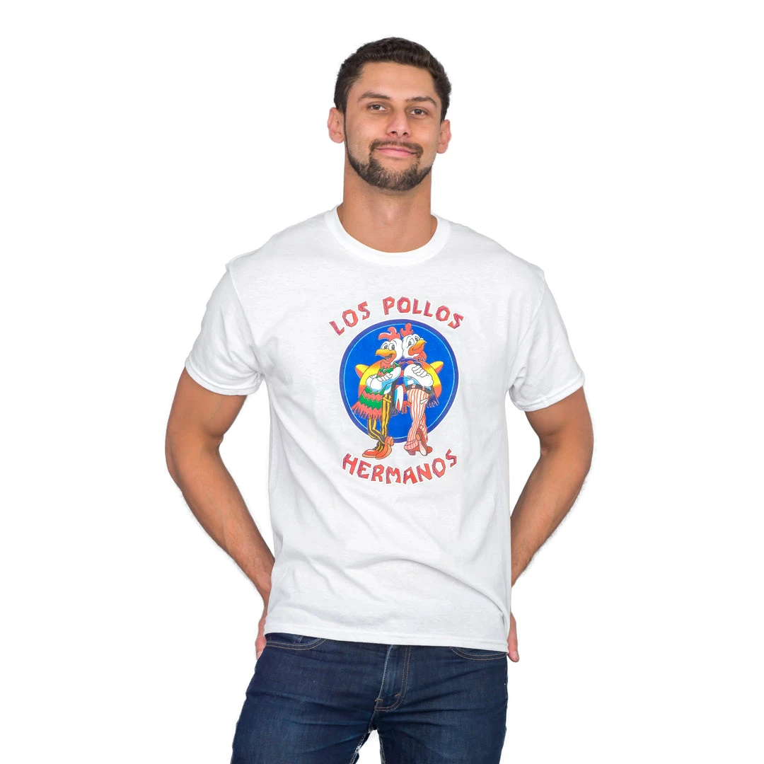 Isaac Morris Los Pollos Hermanos Logo Adult T-Shirt Shirts / Tops 3 Isaac Morris Los Pollos Hermanos Logo Adult T-Shirt Shirts / Tops
