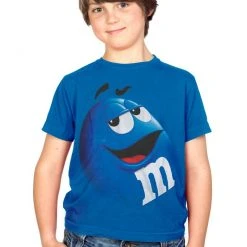 M&M's Candy Silly Character Face Youth T-Shirt Youth Shirts