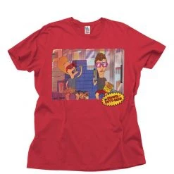 Junk Food Beavis And Butthead Wearing Glasses T-Shirt Shirts / Tops
