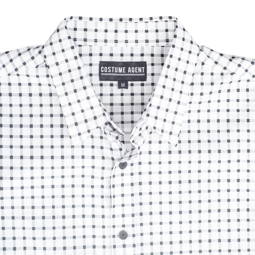 Costume Agent Marty McFly Halloween Costume Button Up Shirt 4 Costume Agent Marty McFly Halloween Costume Button Up Shirt