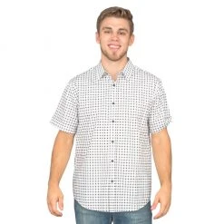 Costume Agent Marty McFly Halloween Costume Button Up Shirt