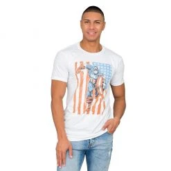 Junk Food Marvel Captain America Flag T-Shirt