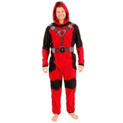 Bioworld Marvel Comics Deadpool One Piece Pajama Union Suit