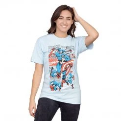 Mighty Fine Marvel Comics Captain America Comic T-Shirt Shirts / Tops
