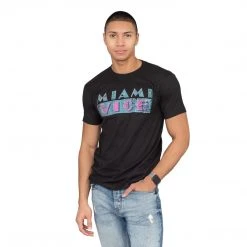 American Classics Action / Drama Miami Vice Black T-shirt