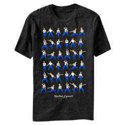 T-Line Napoleon Dynamite Dance Moves Adult Black T-Shirt